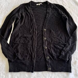 Madewell | Graduate burnout button front cardigan